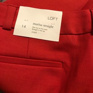 NWT: Loft Size 14 Marissa Straight Pant